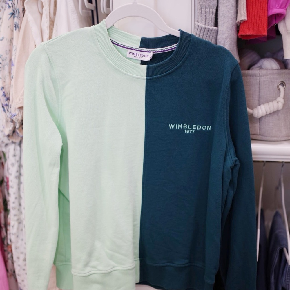 Wimbledon Mint and Green Sweatshirt